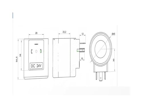 Bobine d'électrovanne hydraulique MFB12-37YC pièce de rechange DC 72V - 3