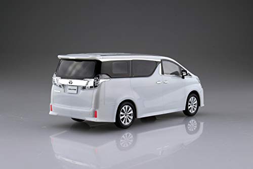 Modelo plástico Toyota Vellfire 1/32 blanco perla miniatura 3