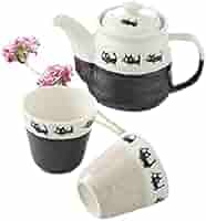 Amazon.co.jp: エールネット(Ale-net) ポット 湯呑セット ペア