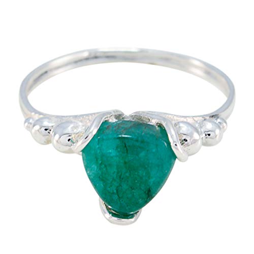 Bague en argent sterling 925 triangle anti-ternissement durable