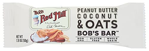 Bob's Red Mill Bar Oat Pnt Btr Coconut, 1.76 Oz (Pack of 12)