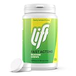 Lift Fast-Acting Glucose Chewable Energy Tablets, Lemon & Lime, 6 Pack of 50-Tablet Tubs