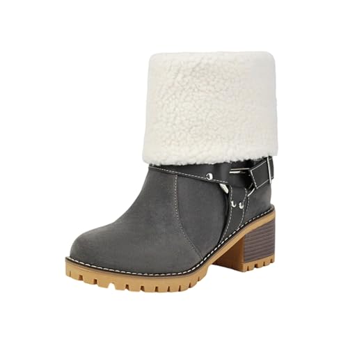Bottines d'hiver décontractées en velours pour flâner en ville cet hiver