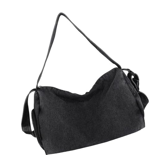 Sac de sport pliable femme noir idéal pour week-end et yoga