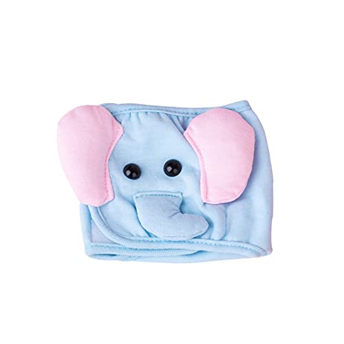 Image of Dog Diaper, Male Dog Belly Bands Physiological Pants Washable Reusable Soft Puppy Nappies Wraps for Small Dogs (XL, Elephant)