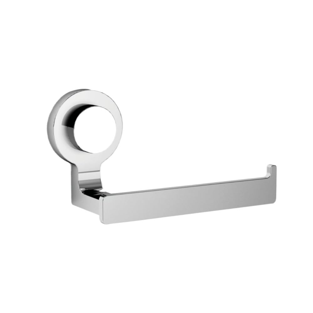 PaperTowel Holder, Strong Suction Cup Paper Towel Holder –Hanging Rag & Cling Film Organizer(Silver)