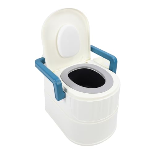 Taburete con Orinal Portátil Reposabrazos