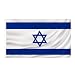Israeli Flag 3x5 FT Israel flag Polyester outdoor indoor Canvas Header and Double Stitched with two Brass Grommets