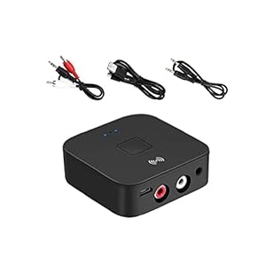 Draadloze audio-ontvanger, 3.5mm 2RCA-connector Muziekadapter Ondersteuning NFC-functie Verbeterd ontvangen signaal