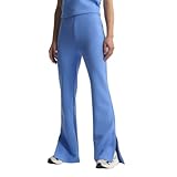 Adidas Women's All SZN Soft Lux Flared Pants, Blue Fusion, Medium