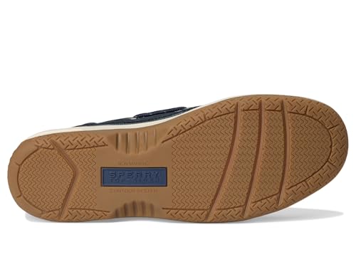 Image of Sperry Mens Billfish 3-Eye Boat Shoe Navy 10 Wide
