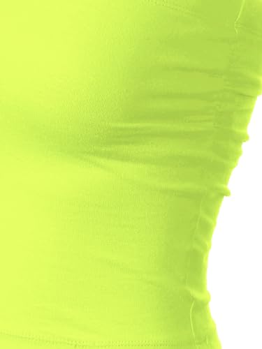 MixMatchy Women's Basic Tube Tops Built in Shelf Bra Strapless Crop Tops Bandeau Sexy Summer Outfits4