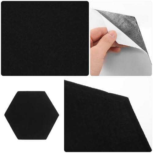 Paneles Acústicos Hexagonales Toddmomy 12pcs para Aislamiento y Reducción de Ruido miniatura 3