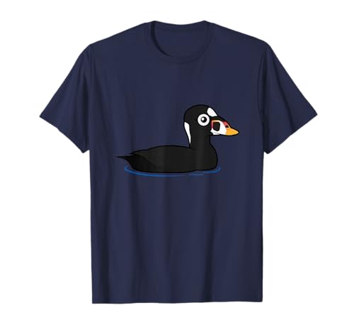 Cute Cartoon Surf Scoter Sea Duck Birder Bird Lover Gift T-Shirt