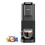 Cecotec Cafeteira de Cápsula Power Caps 20. 1400W, 20 Bares, Thermoblock, Compatível com Cápsulas Nespresso, Reservatório de Água 700ml, Desligamento Automático, Altura Regulável, Filtro Desmontável