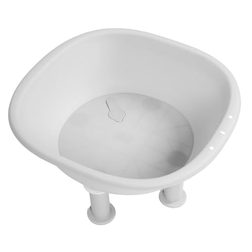 Sitz Bath, Sitz Bath for Hemorrhoids, Multifunctional Sitz Bath Seat for Toilet Seat, Postpartum Care, Perineum Relief, Foldable and Hanging Hole, Anti Slip Features (White)