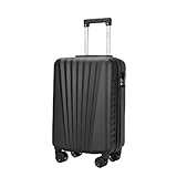 MALA DE VIAGEM BORDO PEQUENA ABS CRUZEIRO ARENAS 144 CADEADO INTEGRADO RODAS GIRO 360º PRETO