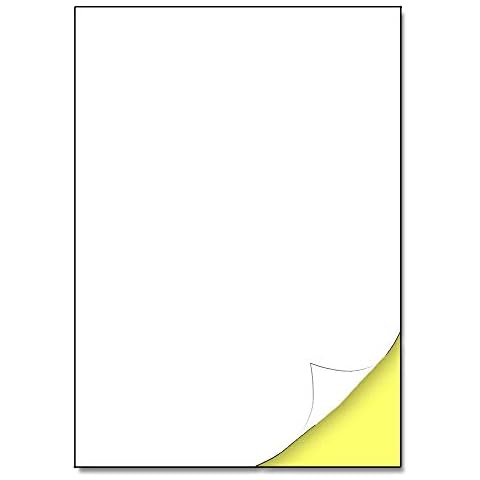 Pegatinas Adhesivas Blancas A4 Cover