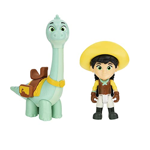 Giochi Preziosi Dino Ranch Min & Clover DNA00200 Paire de Personnages, Personnage d'environ 7,5 cm de Haut et 9 cm de Haut, comme dans Le Dessin animé, pour...