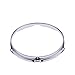 Heavy Duty 10 Inch 6 Lug Tom Drum Hoop Rim Batter Hoop 2.5Mm (Pack of 2)