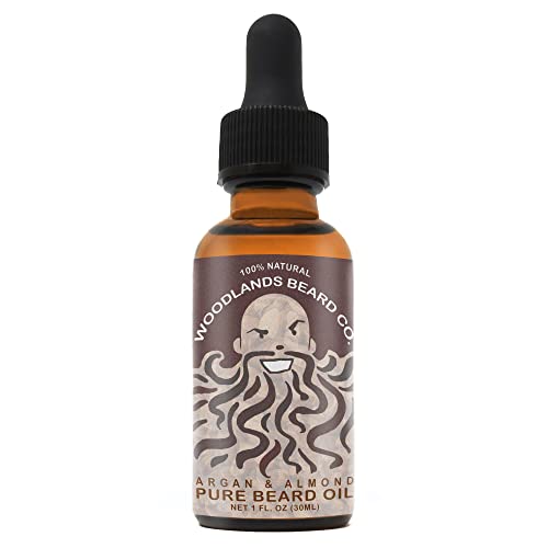 Woodlands Beard Co. Argan & Almond Pure Beard Oil -