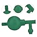 Healifty Valves Rubber Pipette Filler Suction Bulb for Laboratory Use for Industrial Agricultural Efficient Liquid Transfer Tool Safe Rubber