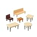 Faller 272440 Table, Chair & Bench 43/N Scale Scenery and Accessories