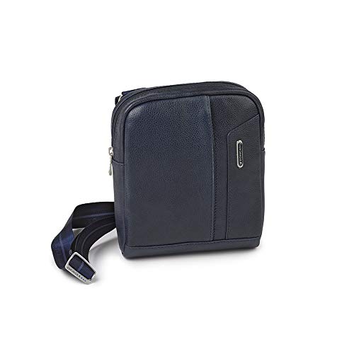 Sac bandoulière Roncato Panama DLX bleu 21 cm idéal pour voyager léger