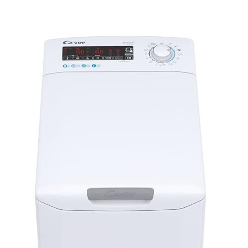 Miniatura 3 de Candy Smart Cstg 28tmv5 1-S Lavadora Carga Superior 8 Kg, 1200 Rpm, Tecnología Nfc, Asistente De Voz, 17 Ciclos, Inverter, Apertura Gentle Opening, Inicio Diferido 24h, Detector De Kg, 77 Db, Blanco