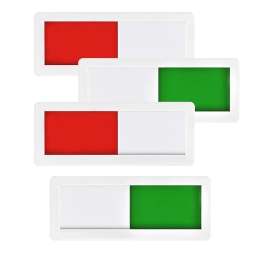 4 Stücke Bitte Nicht Stören Schild, Acryl Selbstklebend Frei Besetzt...