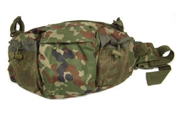 JME 陸自新迷彩 114 メッシュポケ付ウエストポーチ