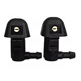 76810-TK8-A01 Premium Adjustable Windshield Washer Nozzles Assembly for Honda Odyssey 2011 2012 2013 2014 2015 2016 2017, Replacement Front Hood Wiper Fluid Nozzle Spray Jet P/N 76810TK8A21
