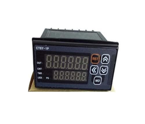 CT6Y-1P4 Counter Timer avec affichage LED haute précision et préréglage unique - 2