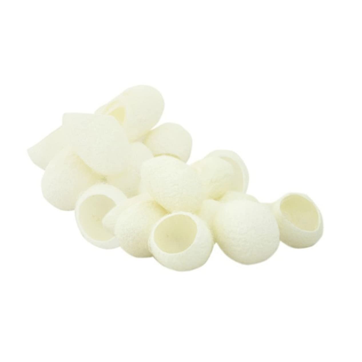 FOMIYES 600 Piezas Capullos De Seda Natural Bolas De Limpieza Facial Exfoliante Natural De Gusanos De Seda Capullos De Bolas De Seda Natural De Maquillaje A7 Cosmético