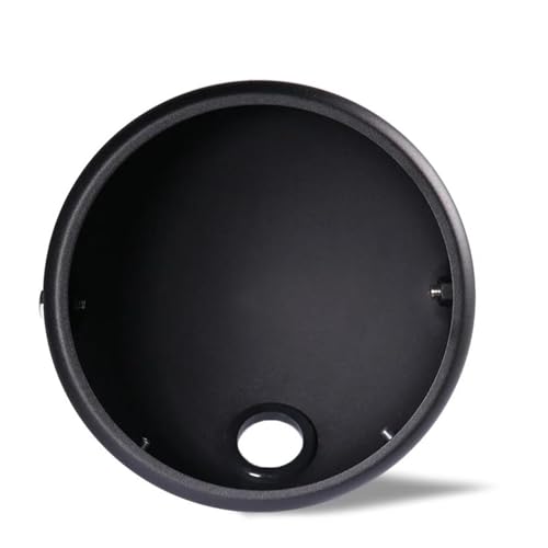 Garde phare Kawasaki moto 7 pouces boîtier robuste noir mat