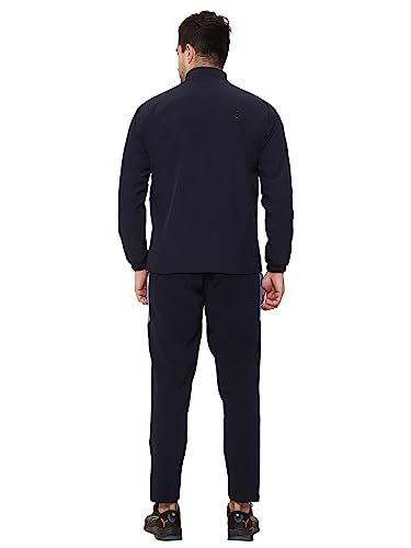 Image of BW:Beatwide Men's Tracksuit NS Dot Terry Polyester Spandex Full Stretch | Track Suit for Man Winter Wear | Sports Track Suit for Men Gym Running, Workout