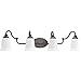 Progress Lighting P300027-015 Wander Four-Light Bath, Polished Chrome