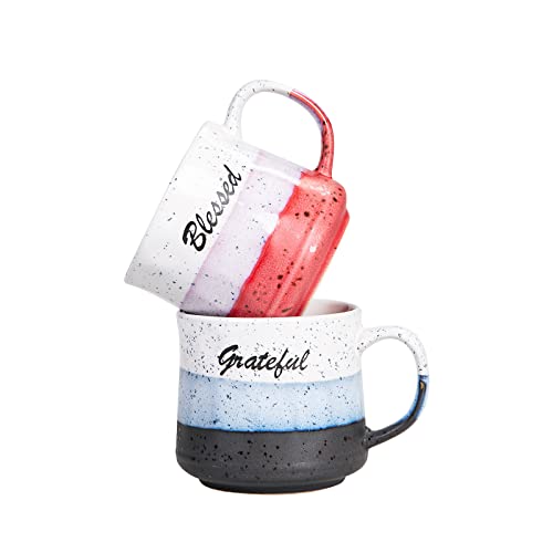 Cutiset 20 Ounce Ceramic Coffee Mugs,Large Mugs,Gifts For Bridal Shower Engagement Wedding And Married Couples Anniversary,For Tea, Coffee And Hot Chocolate #TOP17