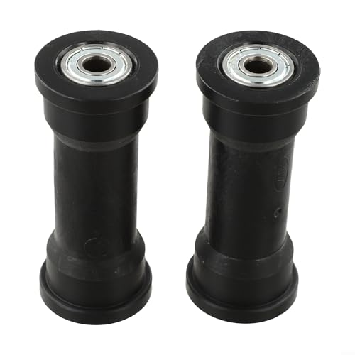 2 poleas de rueda de rodamiento para máquina de remo para equipo de fitness, pieza de repuesto compatible con tubo rectangular estándar de 80 mm de ancho