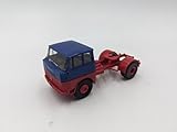 2b/2k Brekina Henschel HS16 Zugmaschine 2a blau/rot Eigenbau 1:87 /BRU702