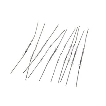 Reed Switch 2x14mm Normally Open – 10-Pack, Magnetic Induction N/O Sensor