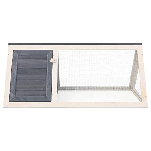 Vidaxl Animal Rabbit Cage Wood Outdoor Garden Terrace Patio Yard Wooden Pet Cage Chicken Mouse House Rabbit Hutch Small Animal Habitat #TOP3