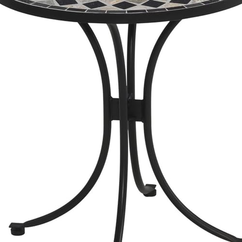 image for Home Styles Small Outdoor Bistro Table with Marble Tiles Design Table 