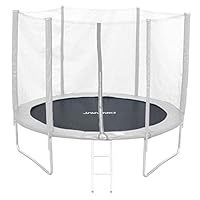 JAWINIO Trampoline 305 Cm Trampoline De Jardin Ensemble Complet De