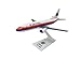 Flight Miniatures United (76-93) 737-300 1:180 Scale - Plastic Snap-Fit Model Airplane - Collectible Replica of United Airlines Aircraft - Part# ABO-73730F-003