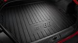 Genuine Toyota GR-86 Black Rubber All Weather Cargo/Trunk Tray/Liner Black PT908-18220-02