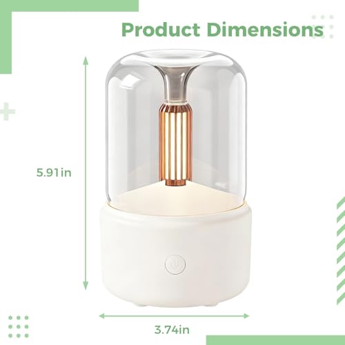 Difusor aromático eléctrico 120 ml blanco miniatura 4