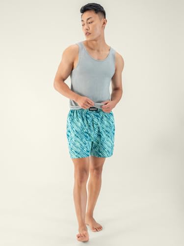 Image of DaMENSCH Regular Fit Solid 100% Soft & Durable Cotton Boxer Shorts Dual Pockets Anti-Bacterial Moisture Wicking Microfibre Waistband Ultra-Light Boxers for Men