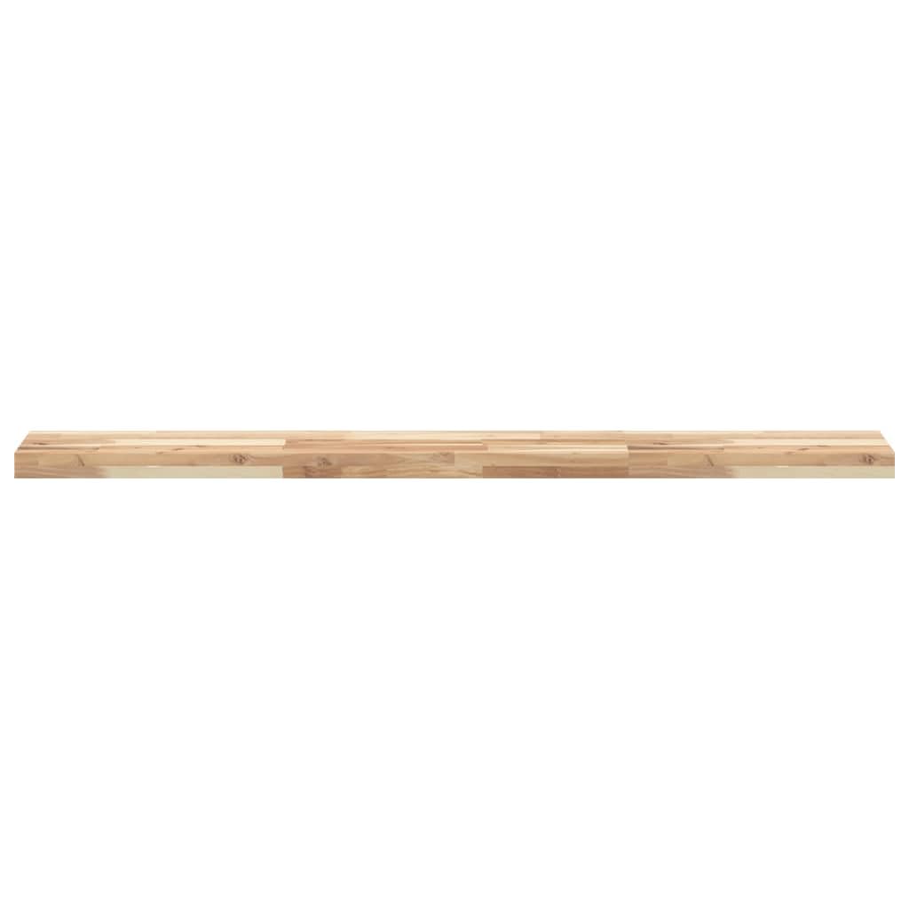 Générique Rechteckige Tischplatte aus massivem Akazienholz, 140 x 20 x 4 cm, Ersatzplatte, unbehandelt für Tisch, leicht zu reinigen mit einem feuchten Tuch, ideal für den Gebrauch