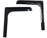 Einfach zu befestigen mit Clips, die in den Fensterkanal drücken, kein Bohren erforderlich, ausgestattet mit sehr starkem doppelseitigem Klebeband.